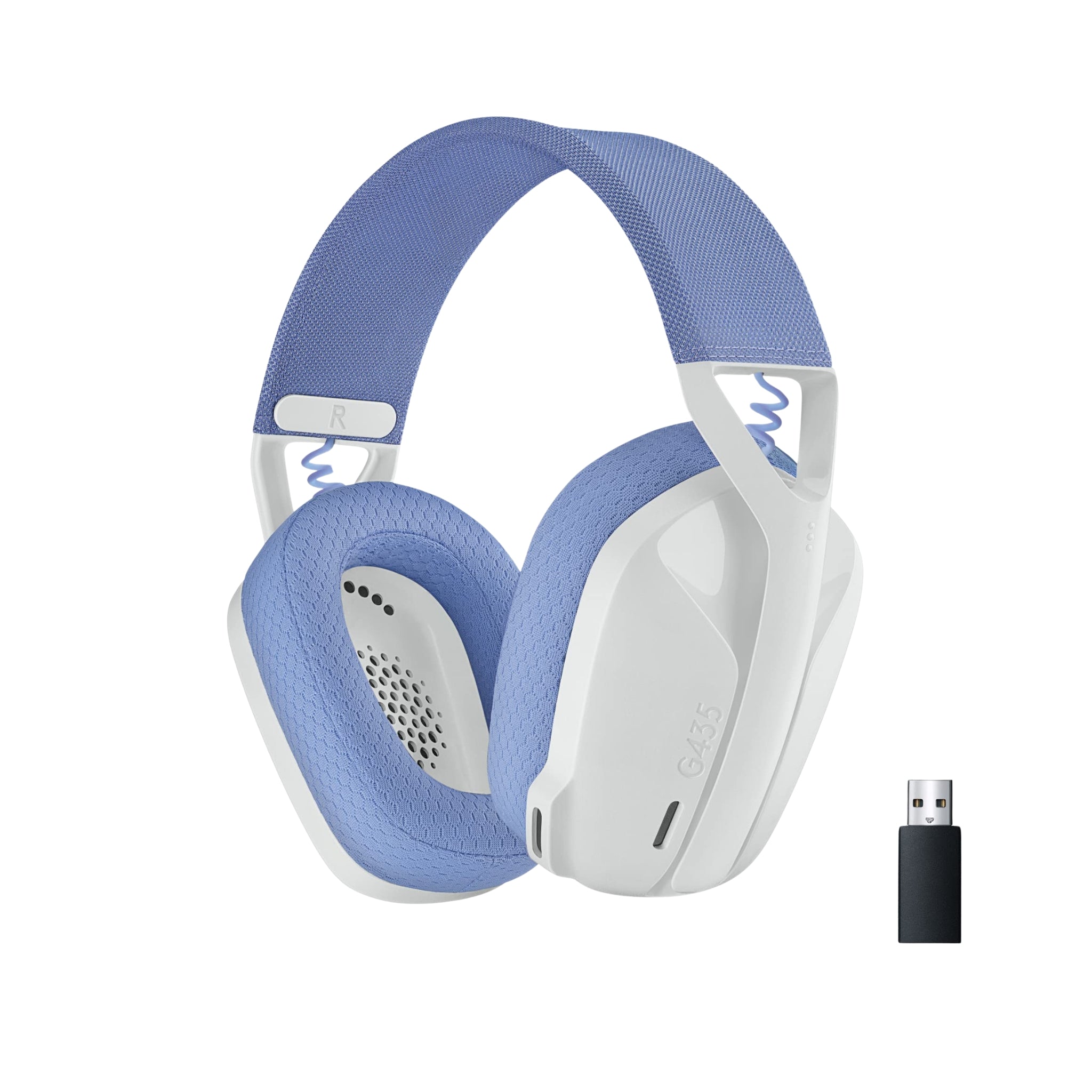 Logitech G435 LIGHTSPEED Wireless Bluetooth Gaming Headset white